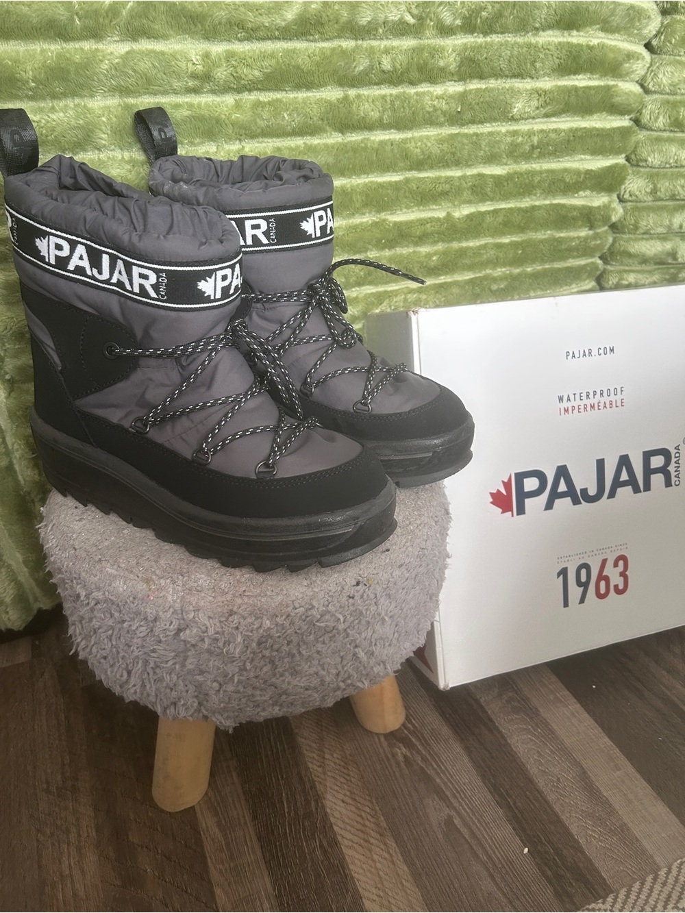 Pajar Waterproof Winter Boots - Gray/Black